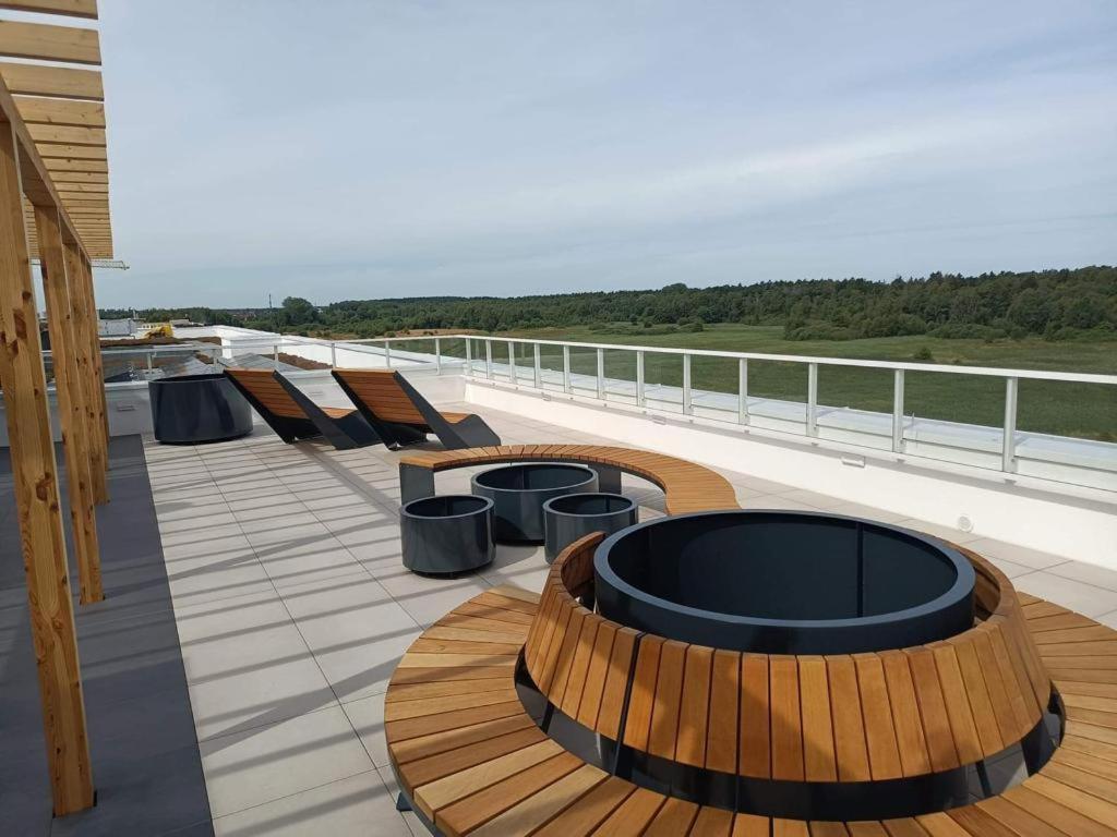 Kolobrzeg Apartamenty Polanki Aqua Z Bezplatnym Basenem, Bawialnia, Parkingiem I Fitness Екстериор снимка